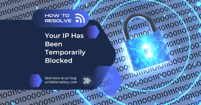 your ip has been temporarily blocked